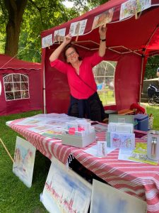 Verkaufstand Hanse Kulturfestival 2022