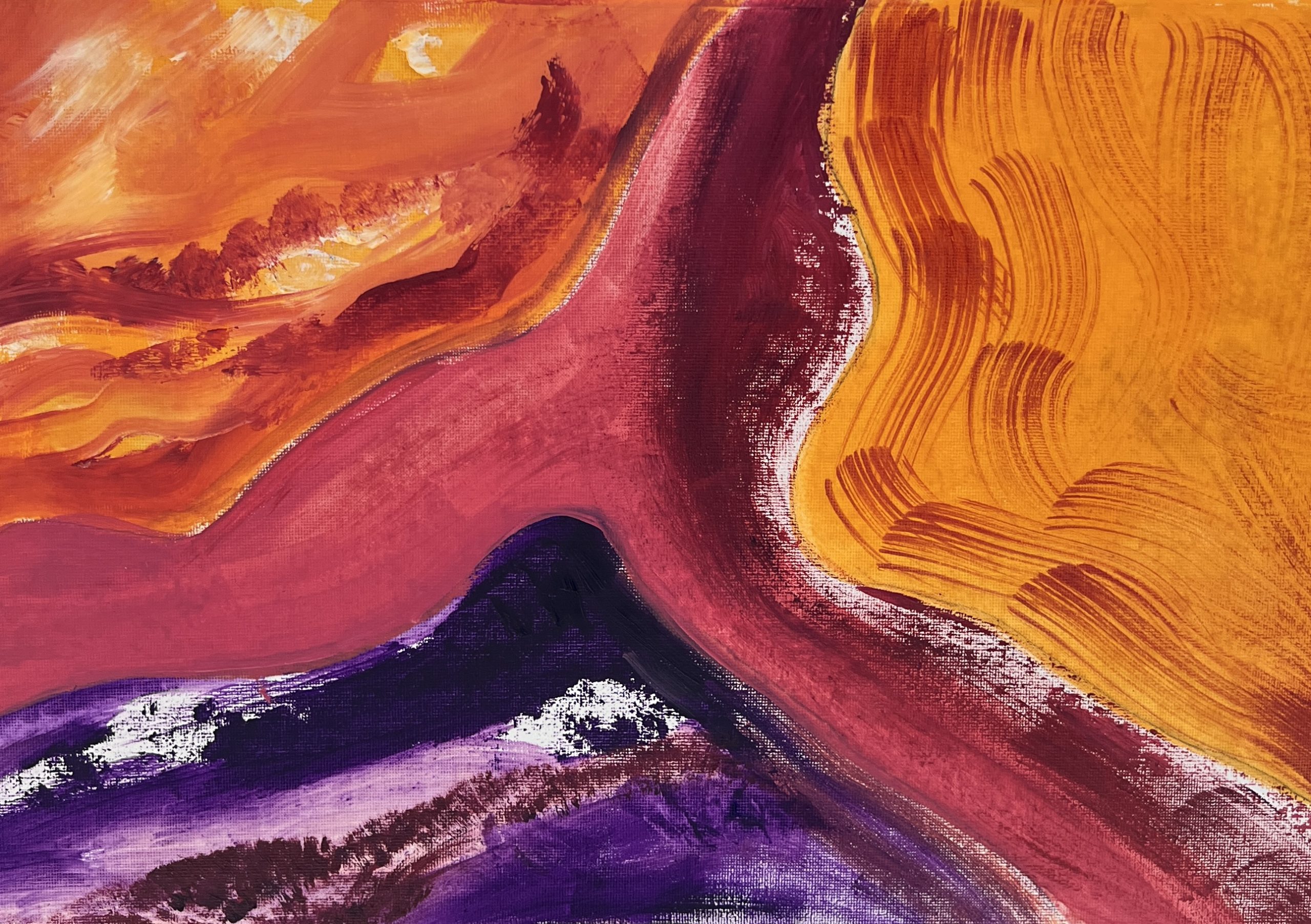 Acryl rot violett